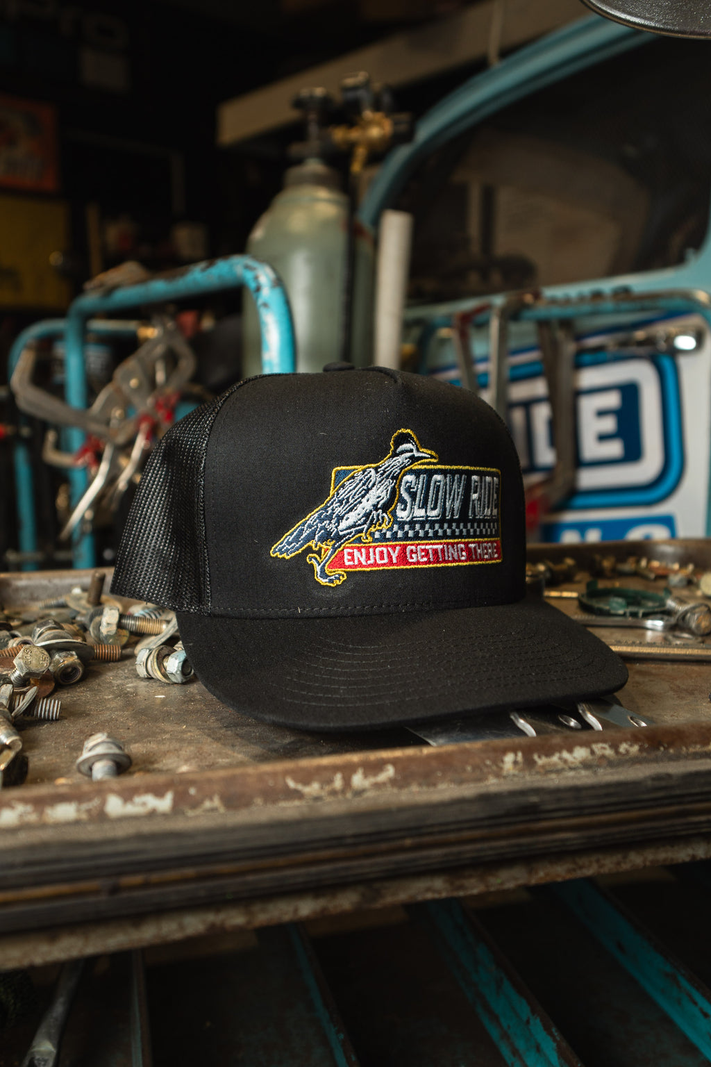 Roadrunner Mesh Snapback (Black)