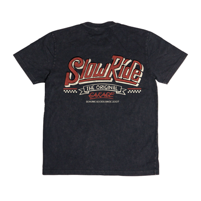 Pinstripe Tee - Acid Wash back