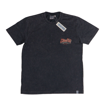 Pinstripe Tee - Acid Wash front
