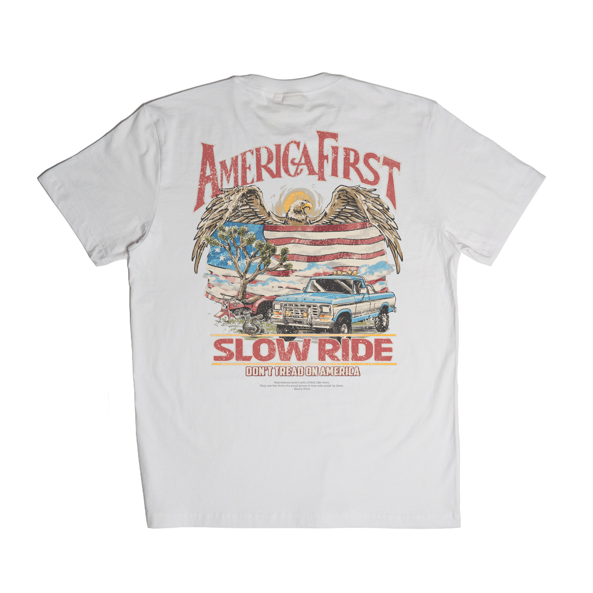 Revolution Tee - White back