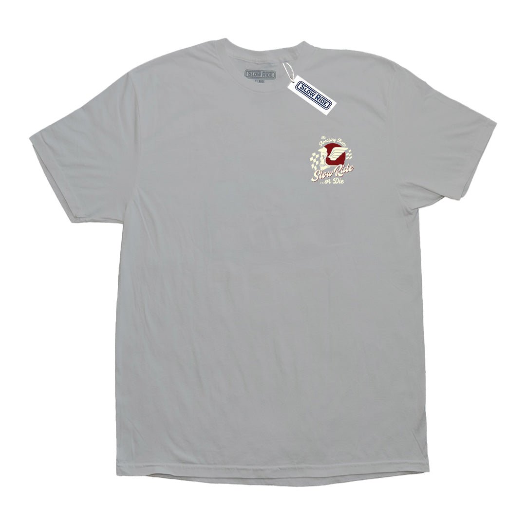 Amazing Race Tee (Grey) - Slow Ride