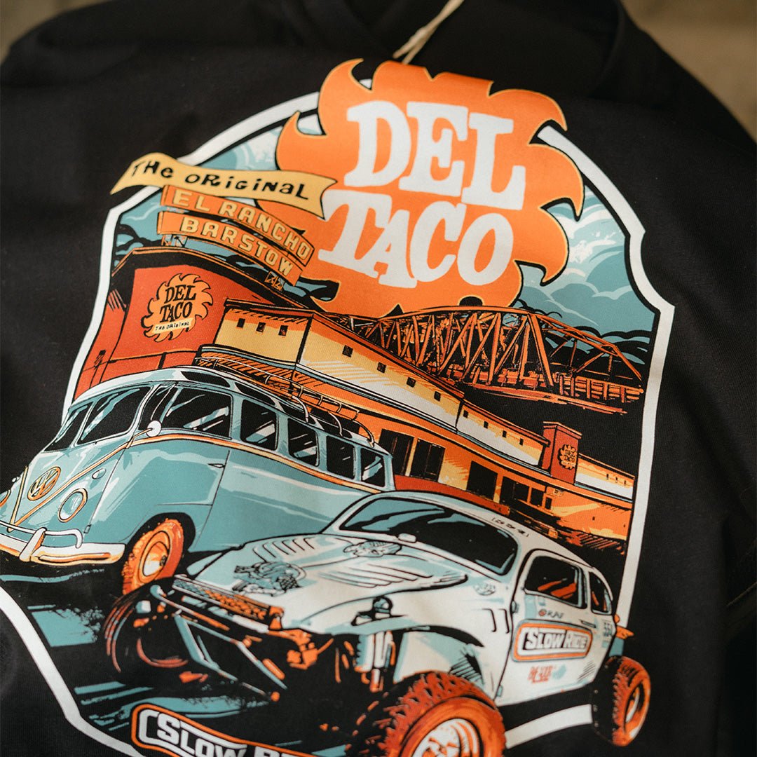 Barstow Del Taco Baja Tee (Black) - Slow Ride