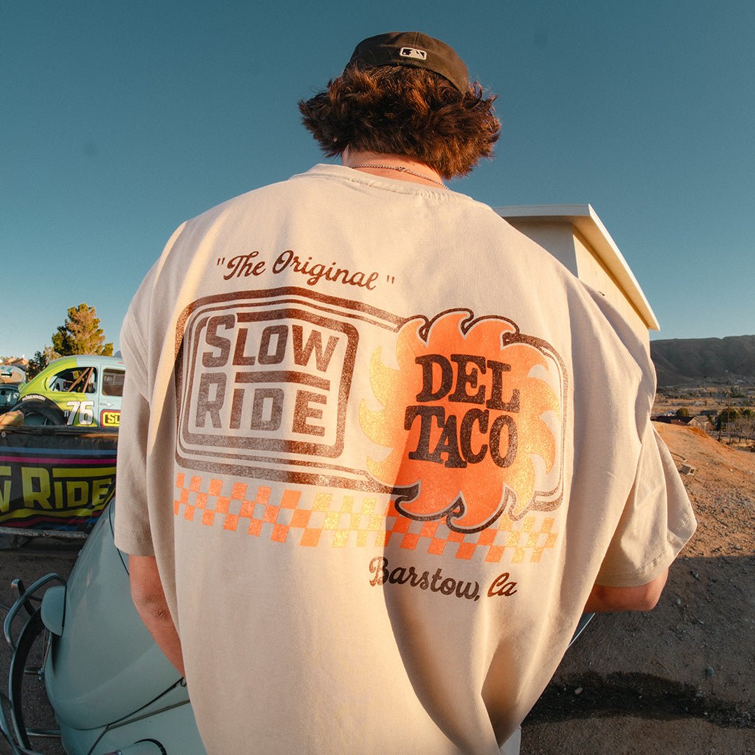 Barstow Del Taco Basic Tee (Slate) - Slow Ride