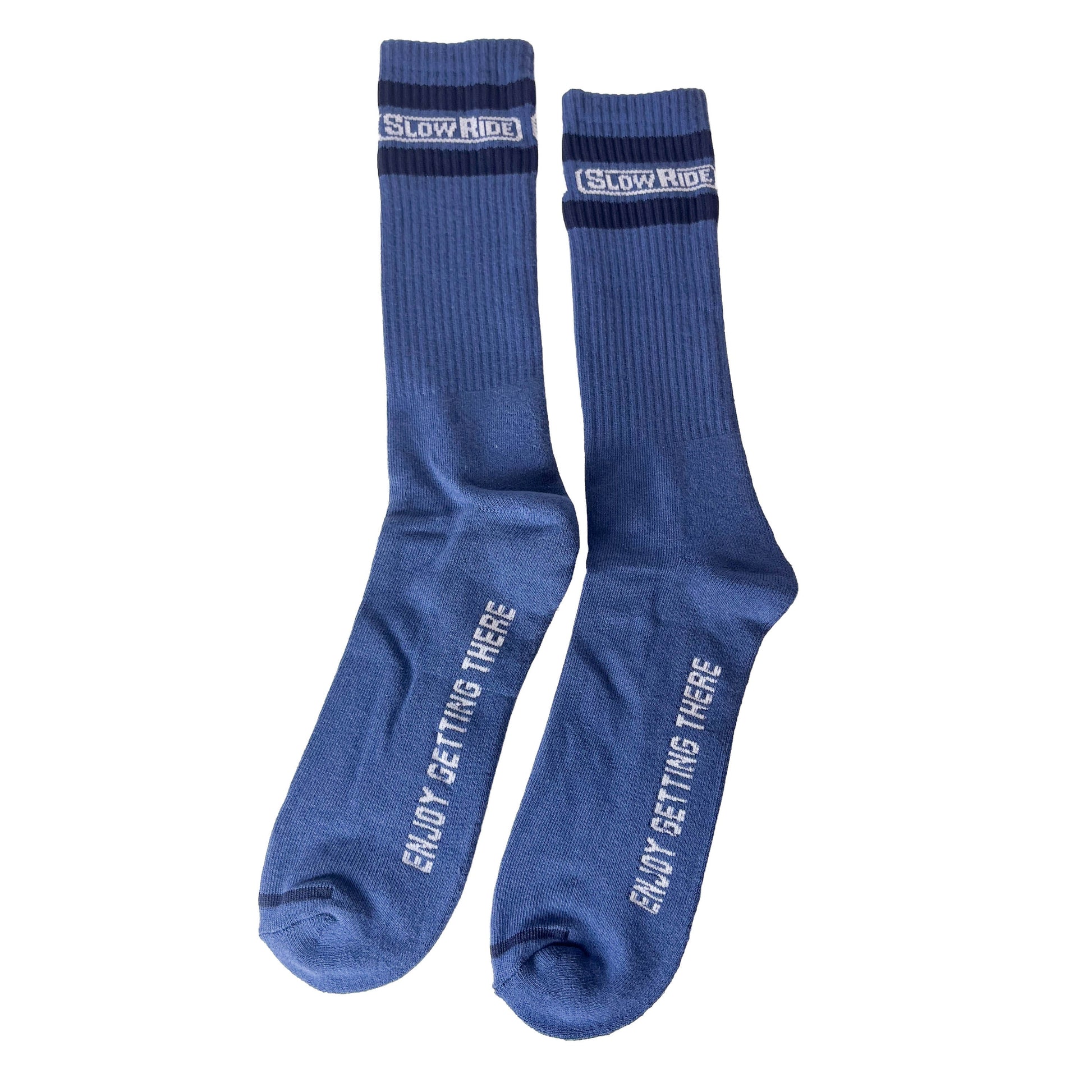 Basic Striped Sock (Blue) - Slow Ride