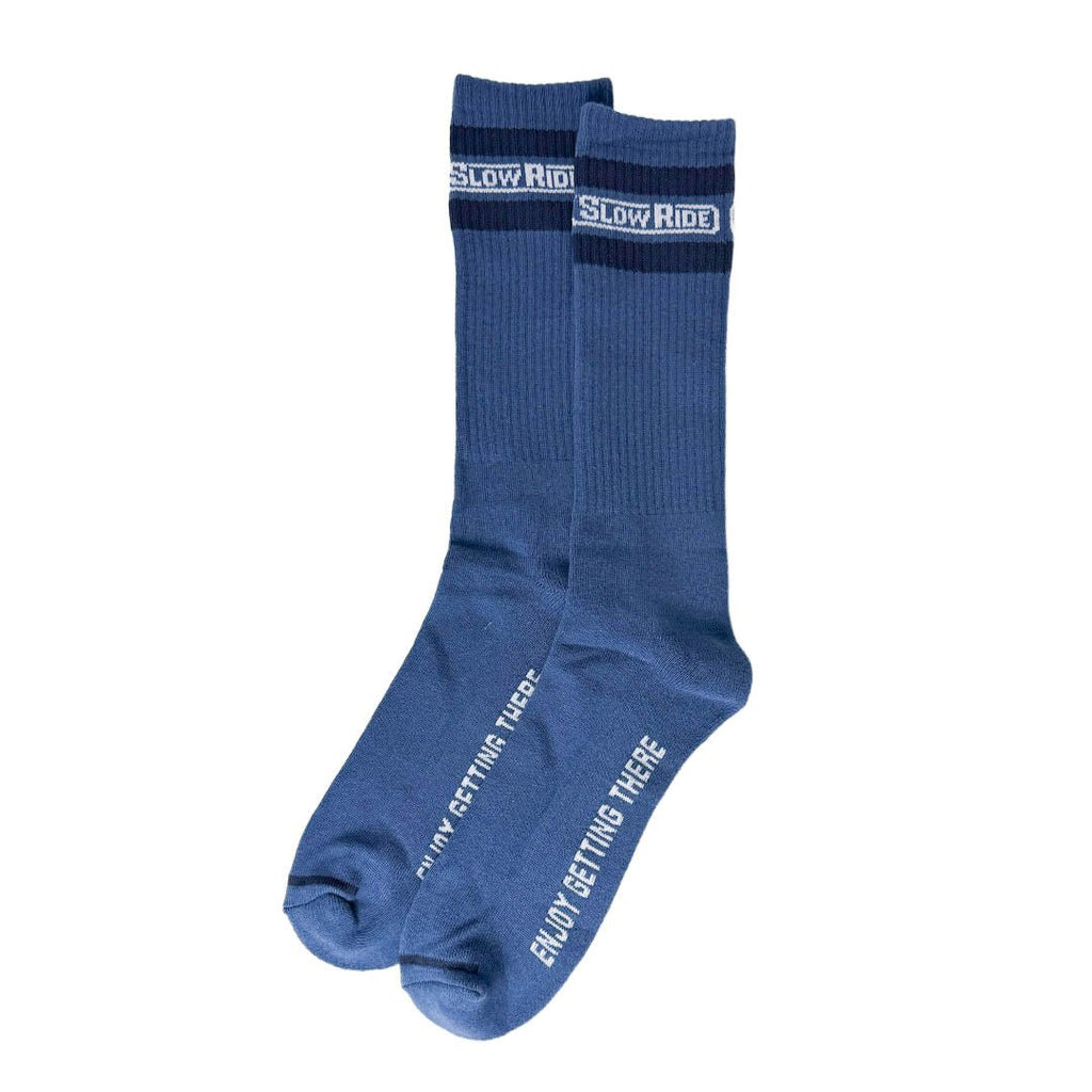 Basic Striped Sock (Blue) - Slow Ride