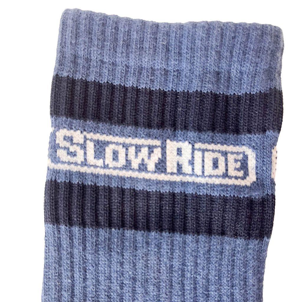 Basic Striped Sock (Blue) - Slow Ride