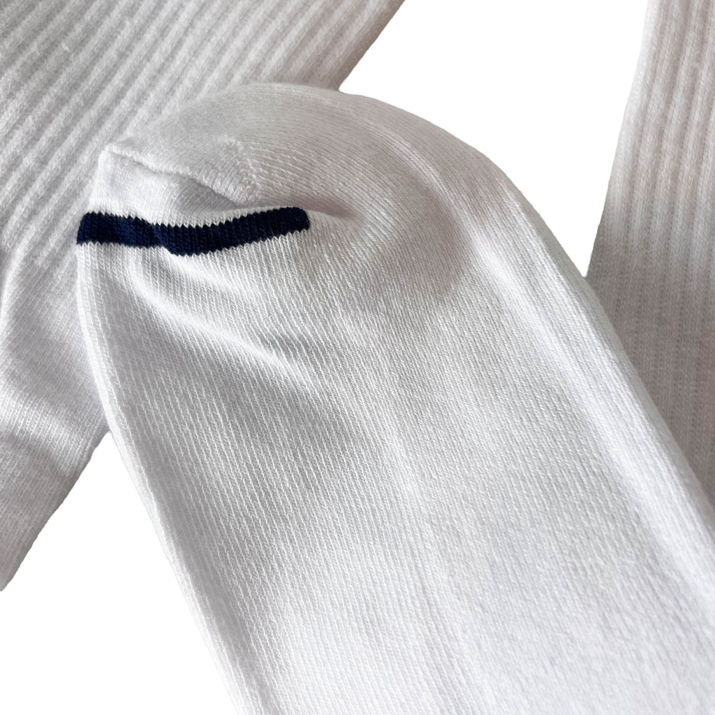 Basic Striped Sock (White) - Slow Ride