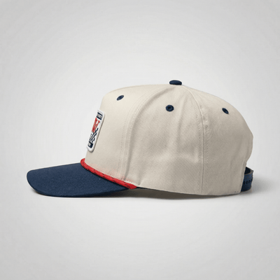 Check Patch Structured Canvas Hat - Slow Ride