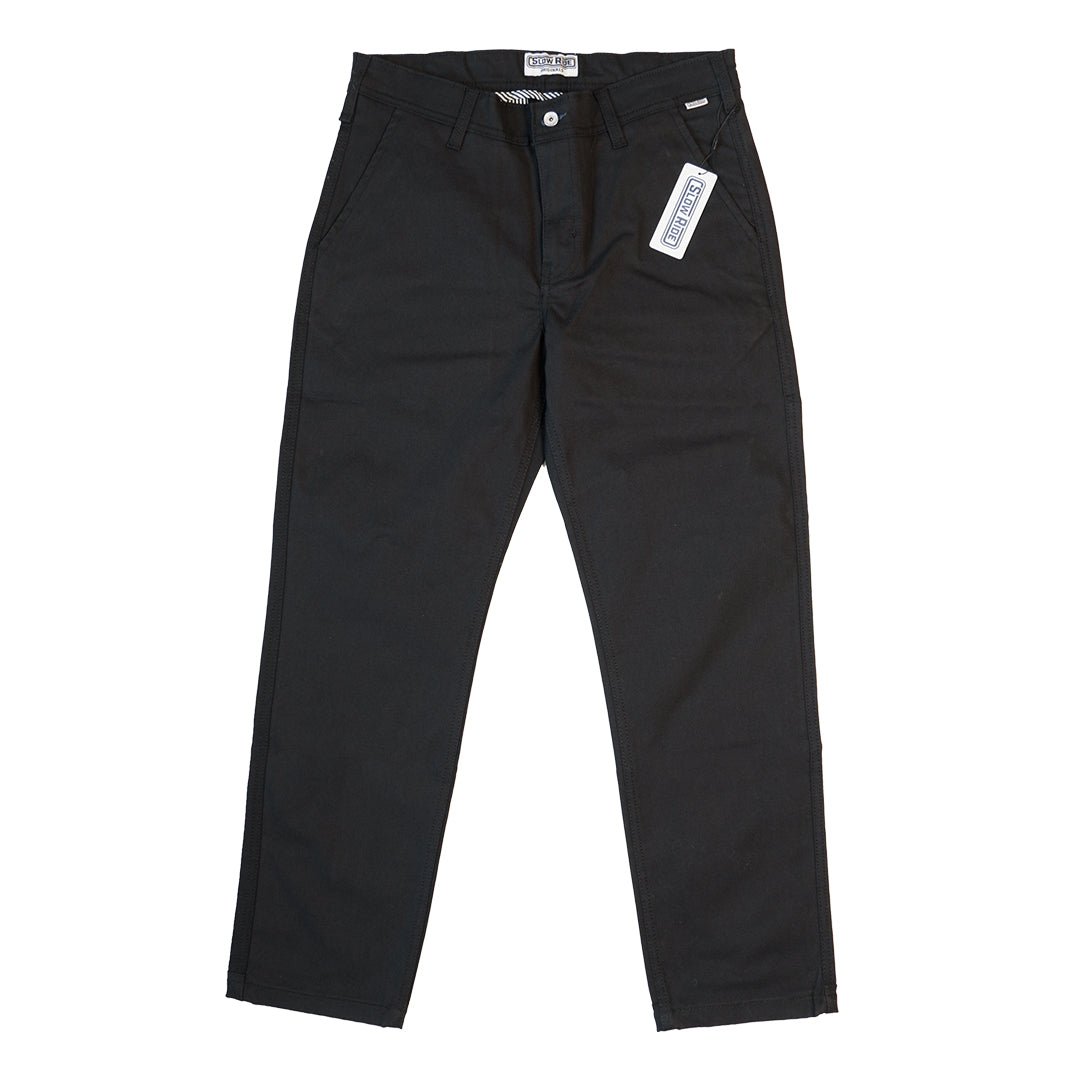 Chino Work Pant Black - Slow Ride
