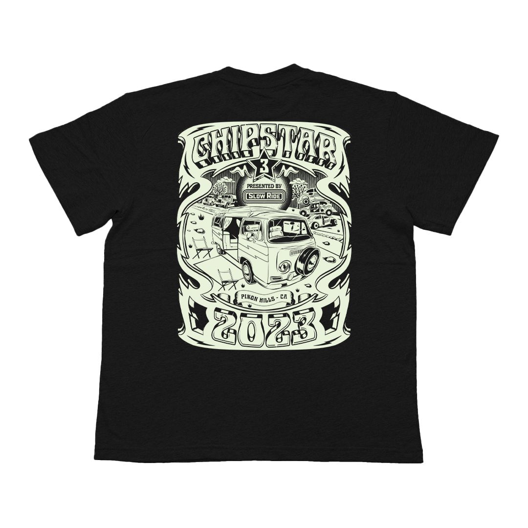 Chipstar 23' Tee (Black) - Slow Ride