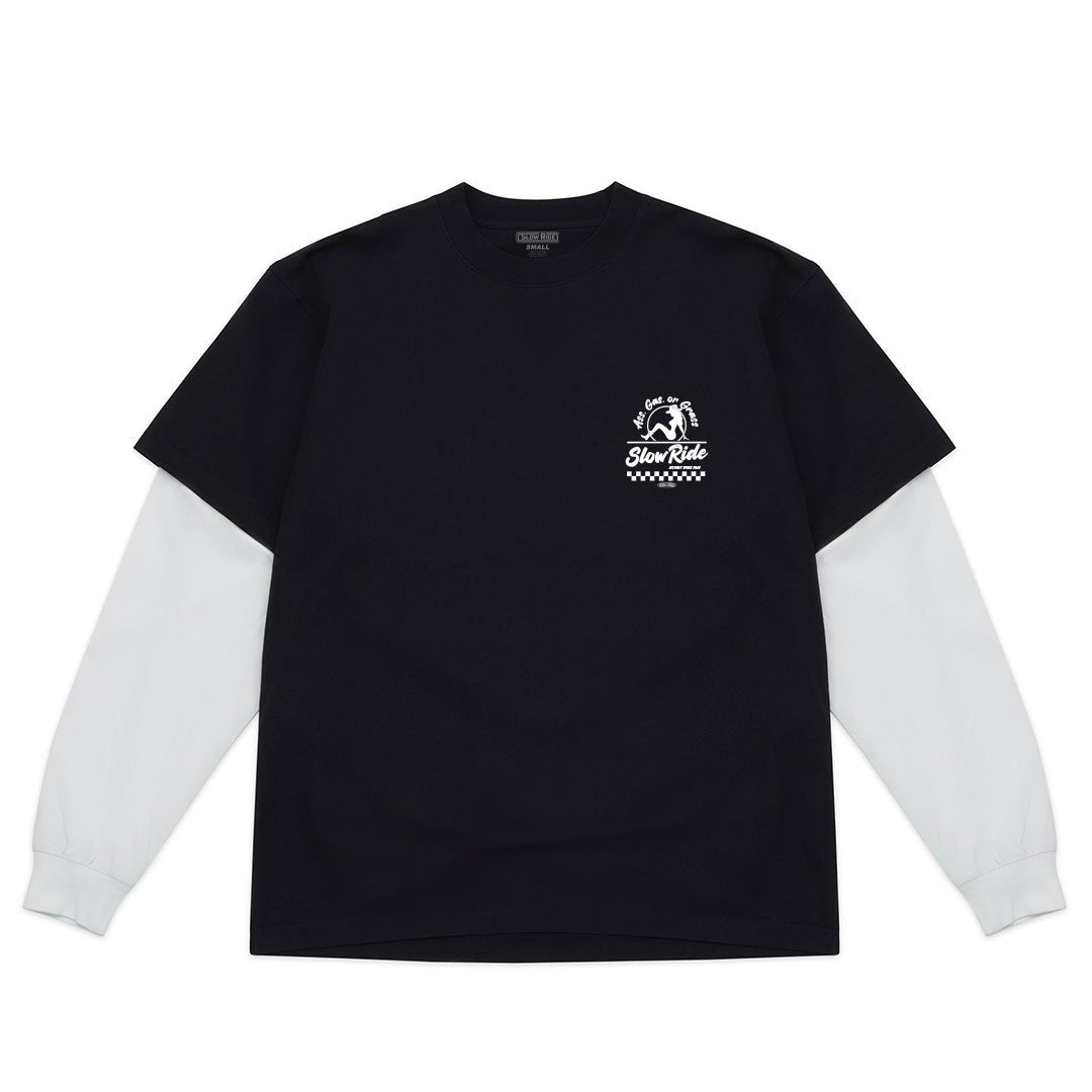 Cowgirl Tee Extra Sleeve Tee - Slow Ride