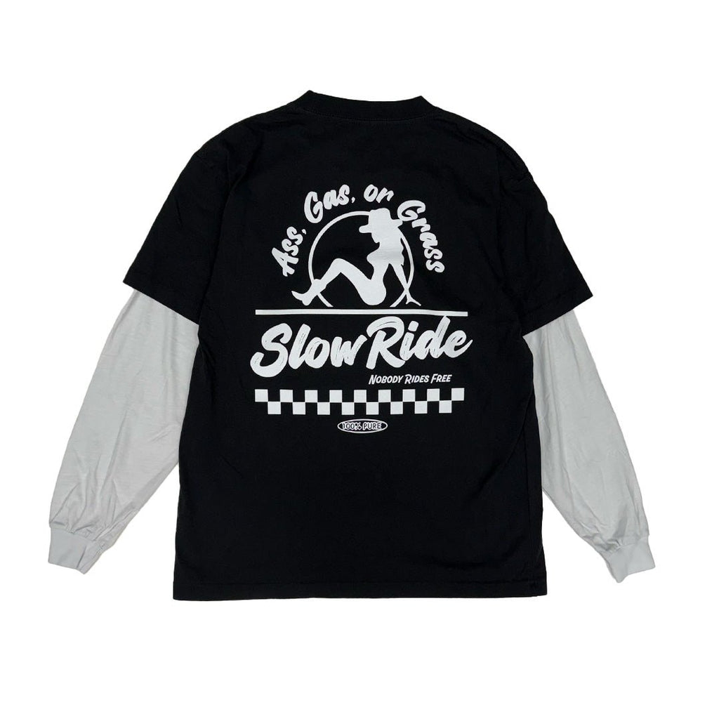 Cowgirl Tee Extra Sleeve Tee - Slow Ride