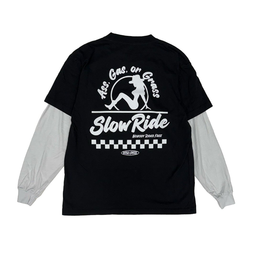 Cowgirl Tee Extra Sleeve Tee - Slow Ride