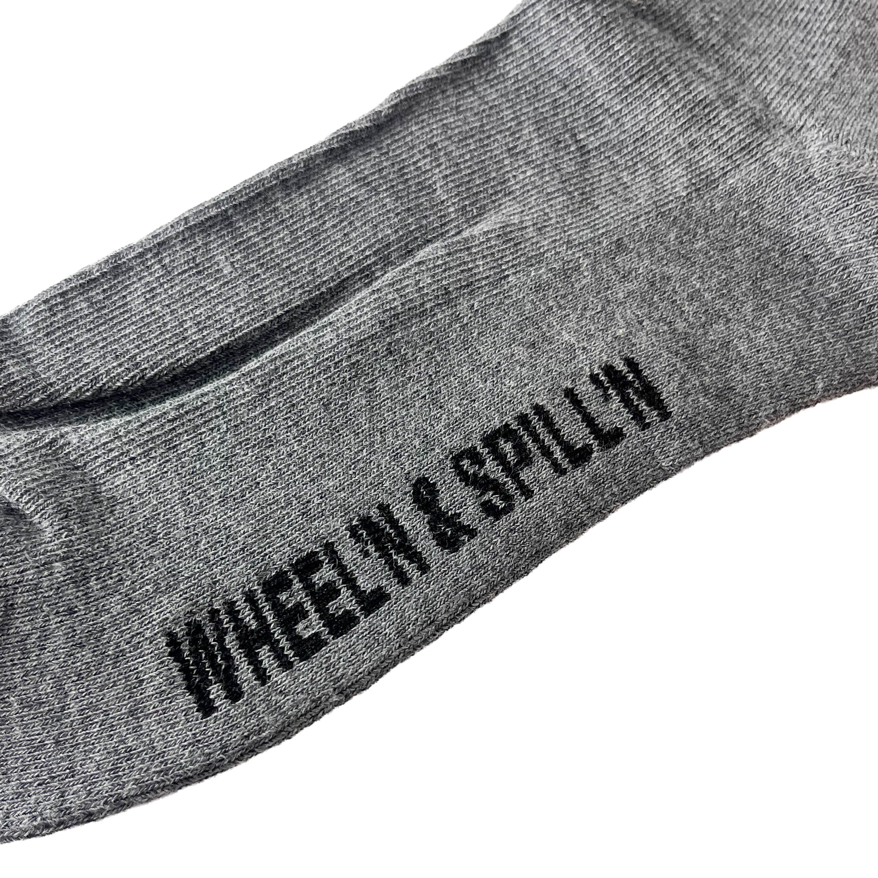 Embroidered Wheelin' Sock - Slow Ride