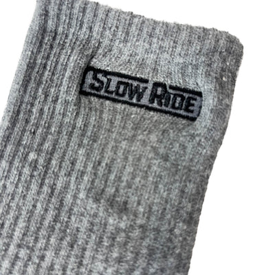 Embroidered Wheelin' Sock - Slow Ride