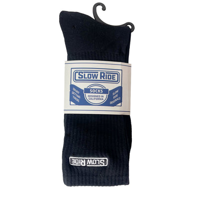 Embroidered Wheelin' Sock - Slow Ride