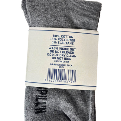 Embroidered Wheelin' Sock - Slow Ride