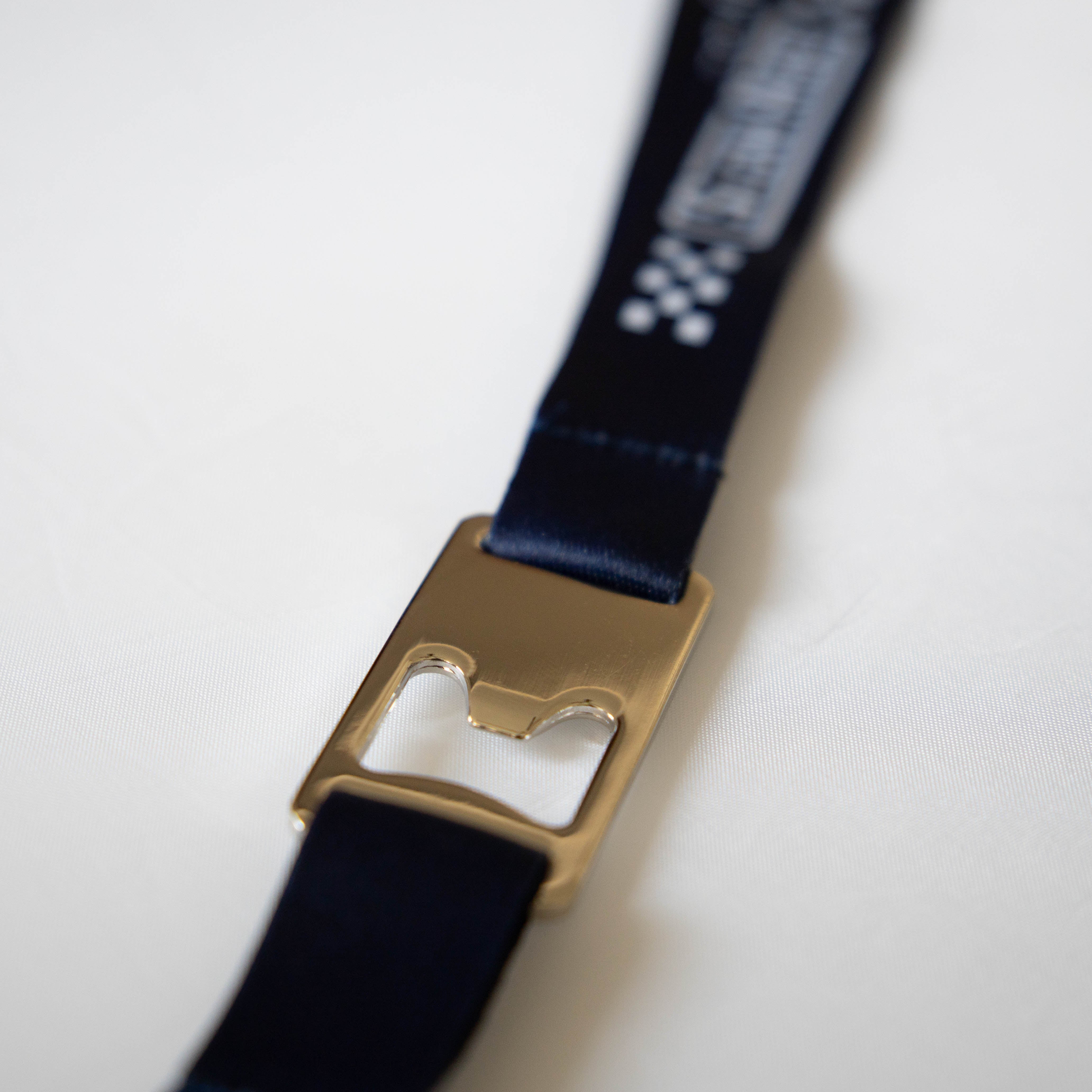 Enjoy Getting There. Lanyard (Navy) - Slow Ride