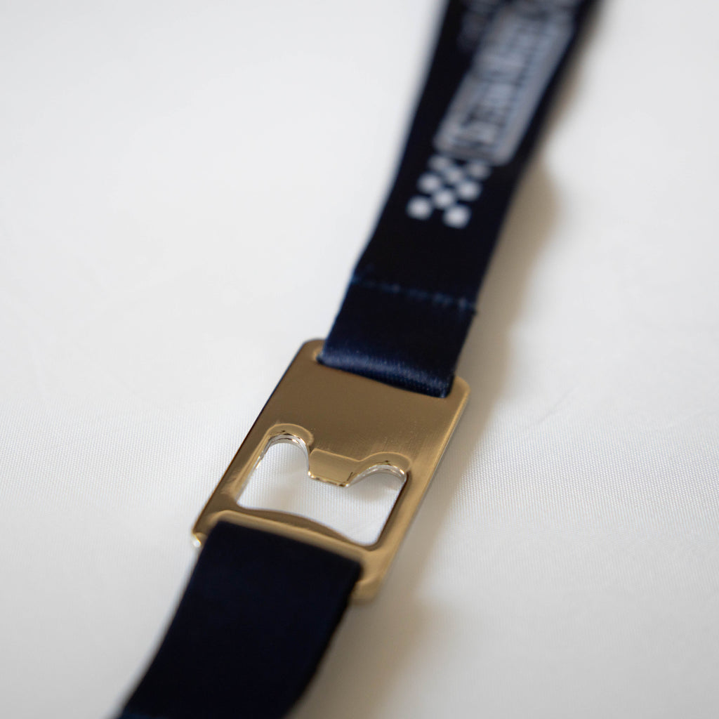 Enjoy Getting There. Lanyard (Navy) - Slow Ride