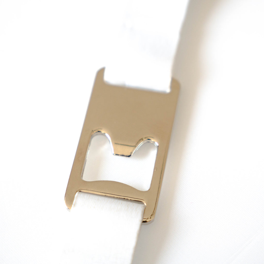 Enjoy Getting There. Lanyard (White) - Slow Ride