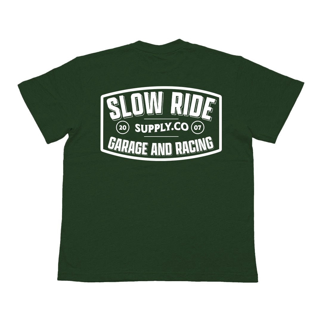 Garage and Racing Heavy Tee (Forest) - Slow Ride