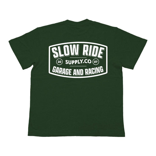 Garage and Racing Heavy Tee (Forest) - Slow Ride