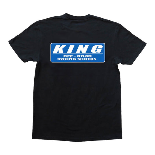 King Shocks Tee (Black/Blue) - Slow Ride