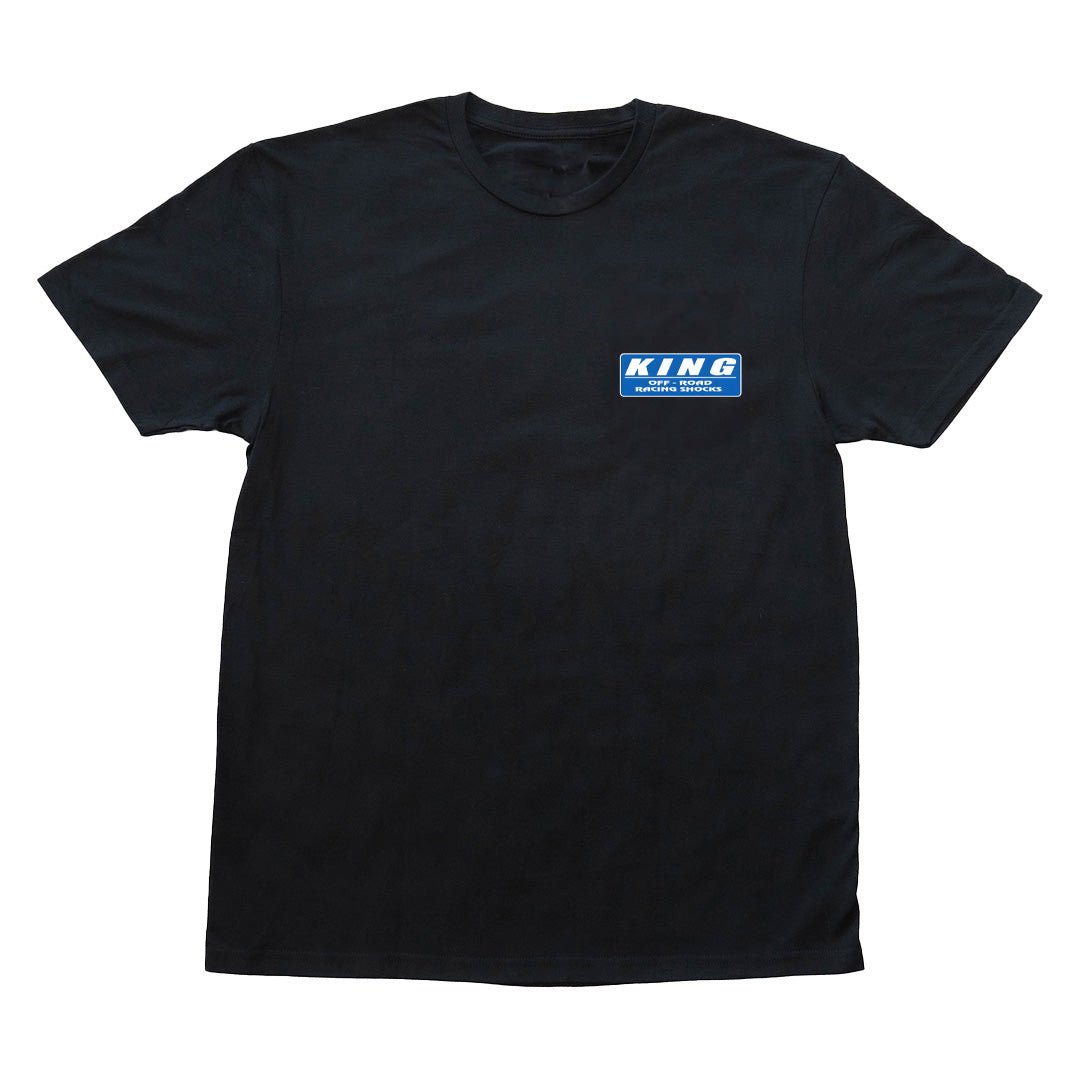 King Shocks Tee (Black/Blue) - Slow Ride