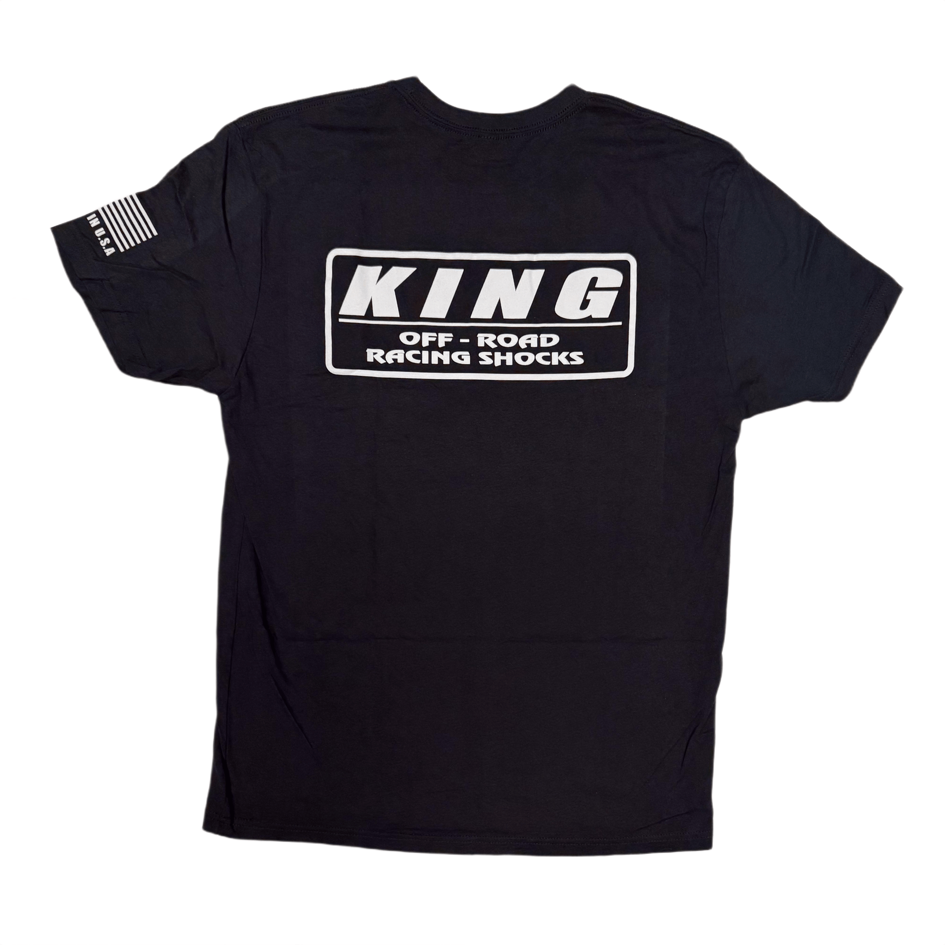 King Shocks Tee (Black/White) - Slow Ride
