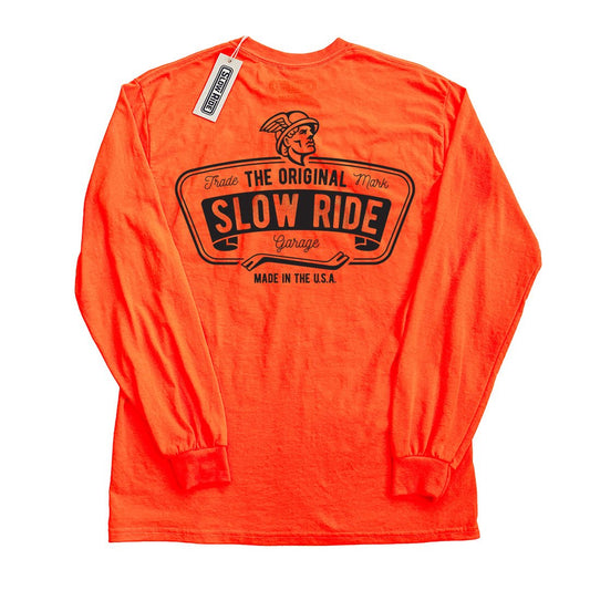 Mercury L/S Safety Tee (Safety Orange) - Slow Ride