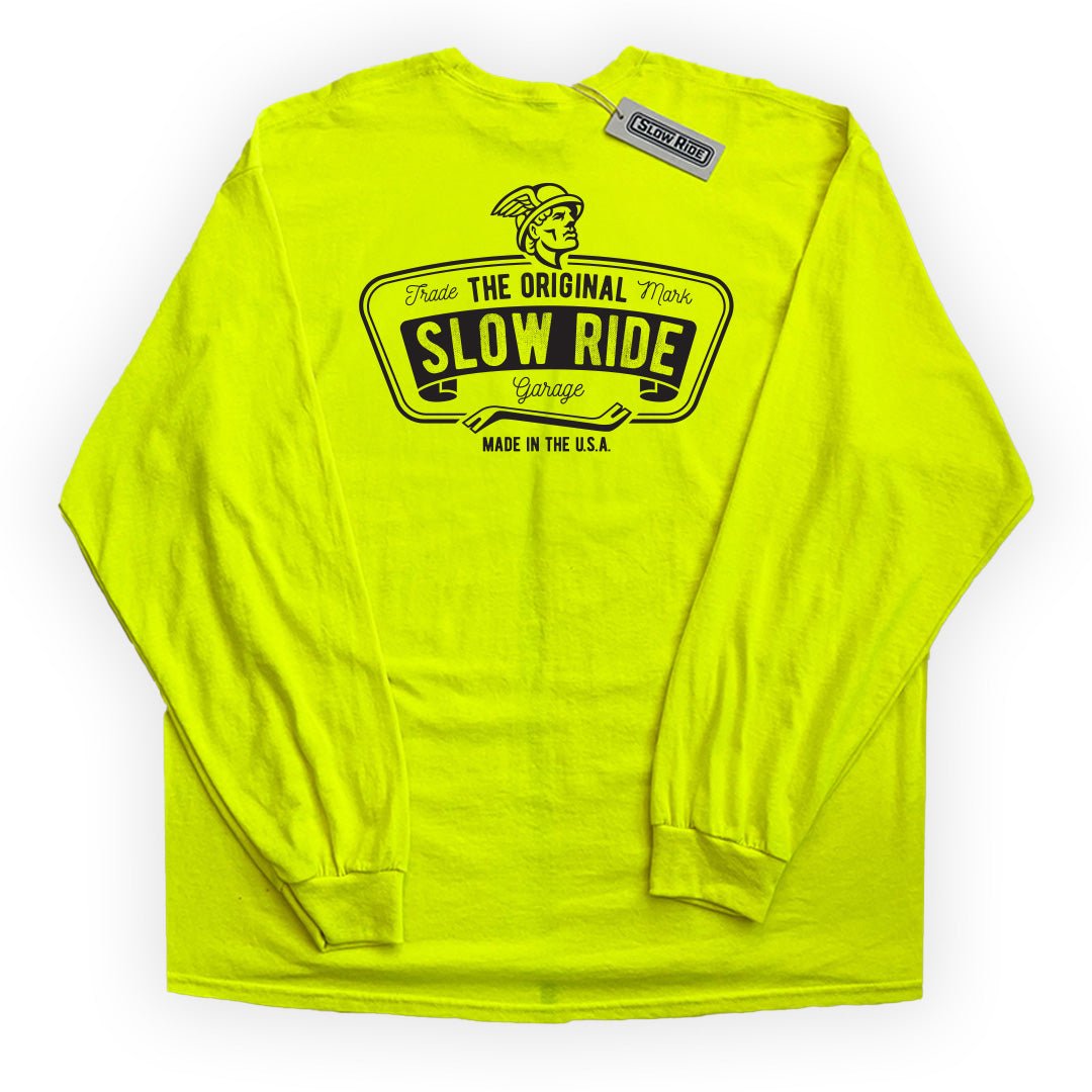 Mercury L/S Safety Tee (Safety Yellow) - Slow Ride