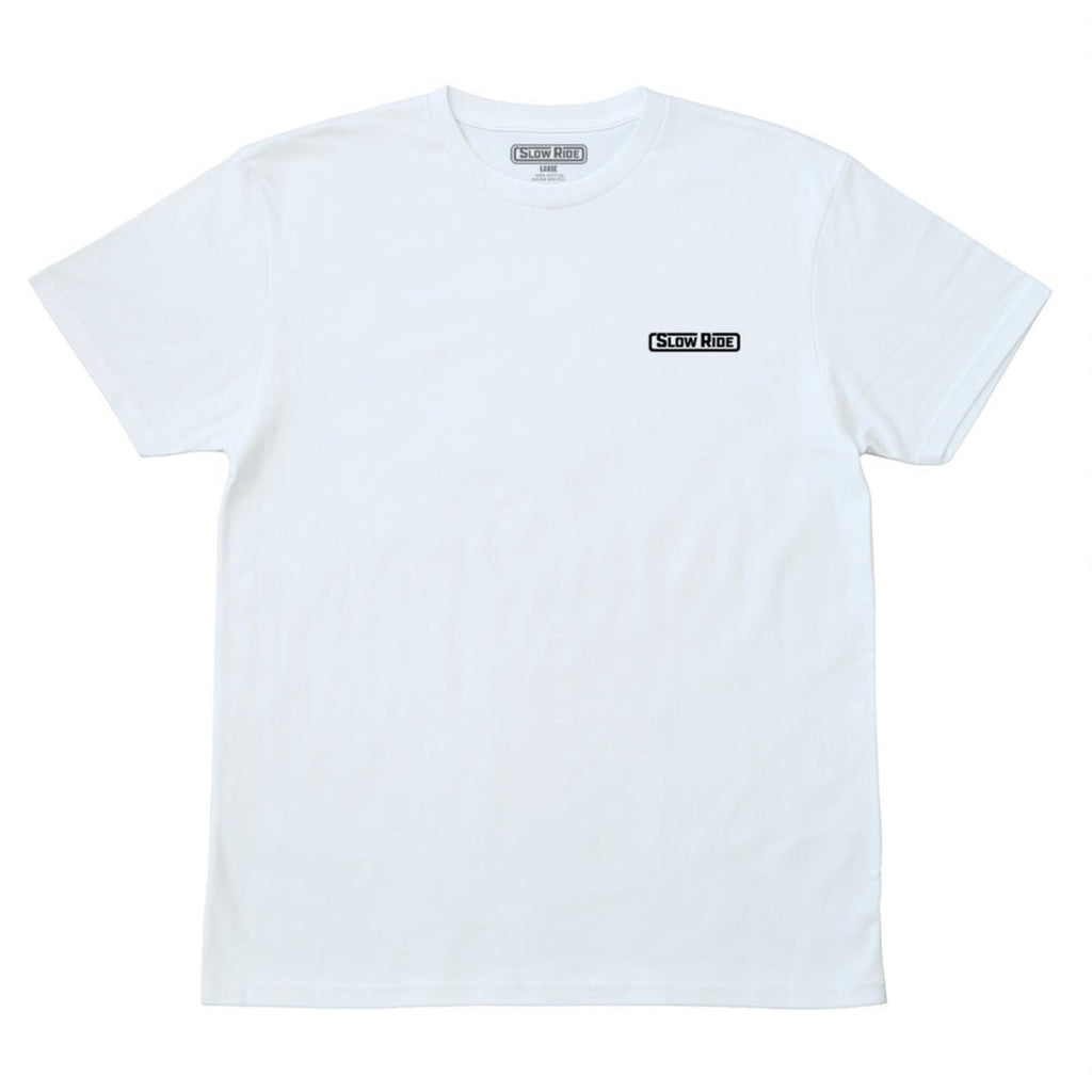 Mini Logo Tee (White) - Slow Ride