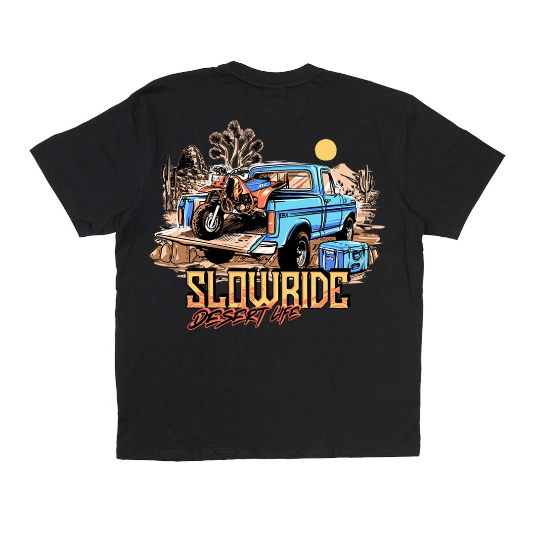 Mojave Run Heavy Tee - Slow Ride