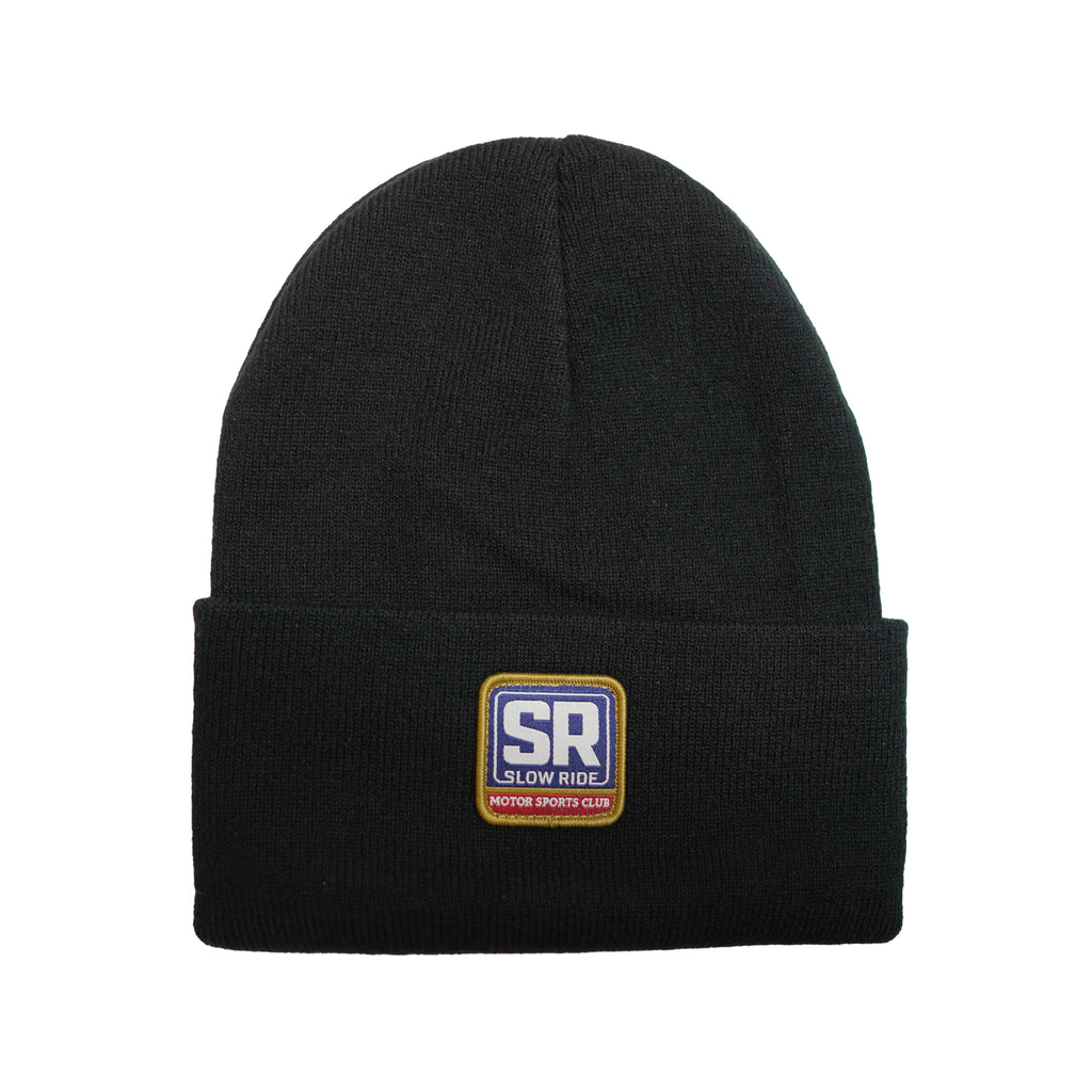Motorsports Club Beanie (Black) - Slow Ride