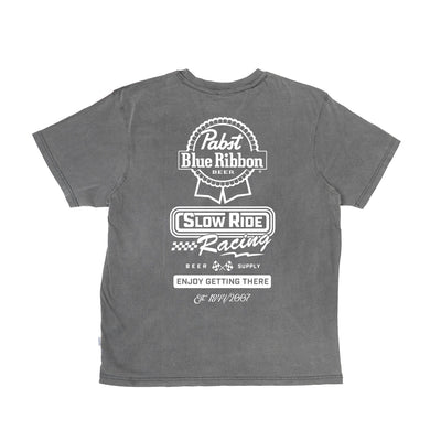 Pabst Stacked Tee - Slow Ride