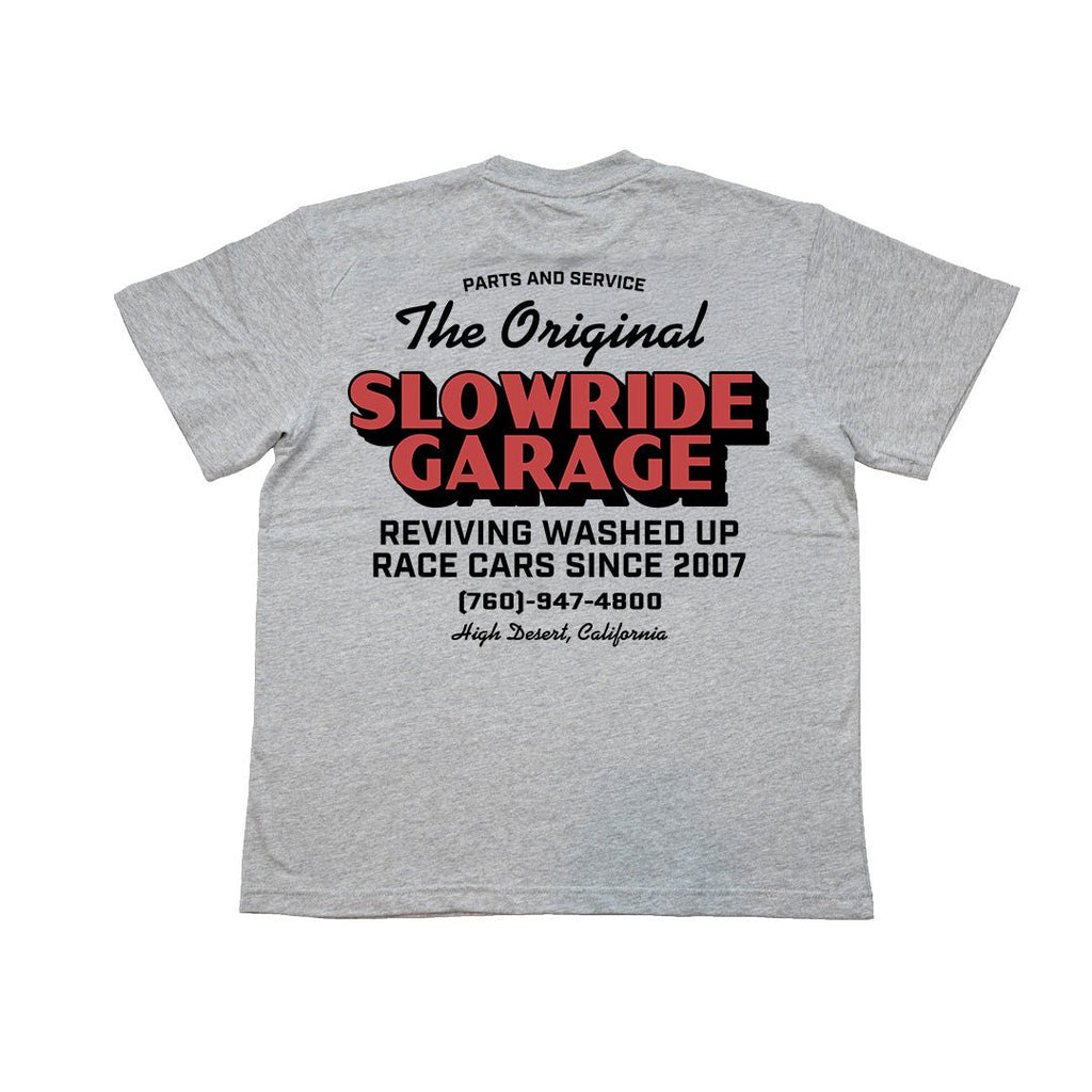 Parts & Service Tee (Grey) - Slow Ride