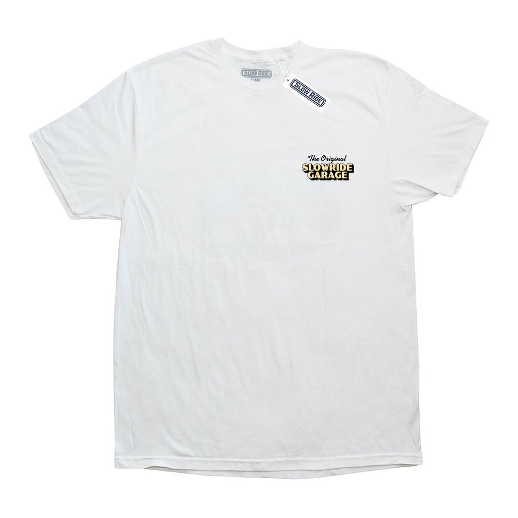 Parts & Service Tee (White) - Slow Ride