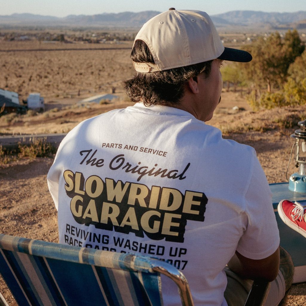 Parts & Service Tee (White) - Slow Ride