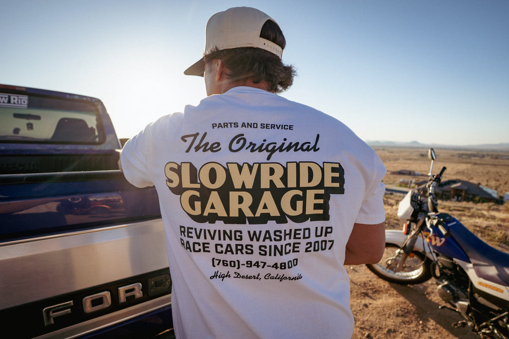 Parts & Service Tee (White) - Slow Ride
