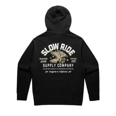 Patriot Hoodie (Black) - Slow Ride