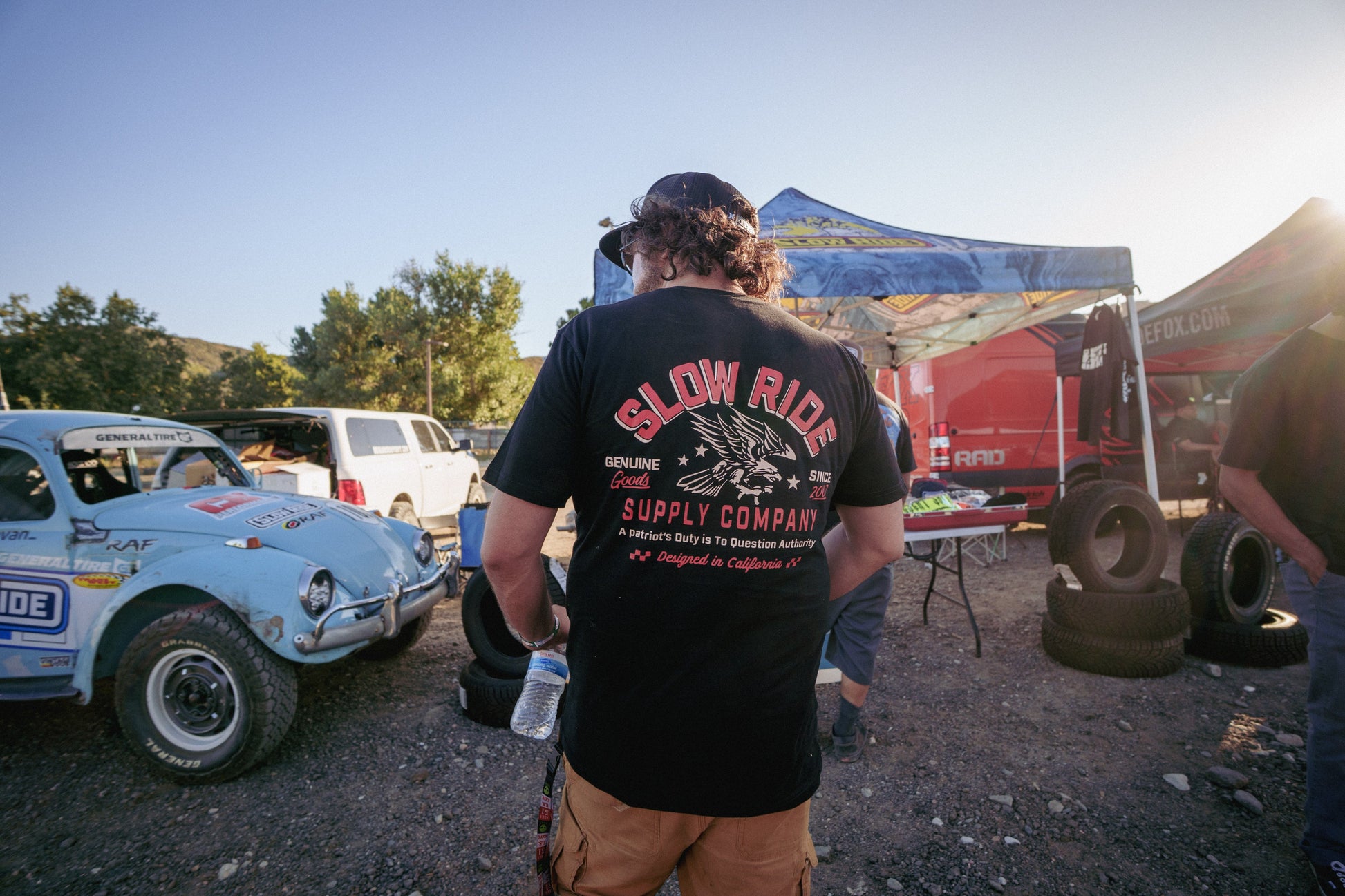 Patriot Tee (Black) - Slow Ride