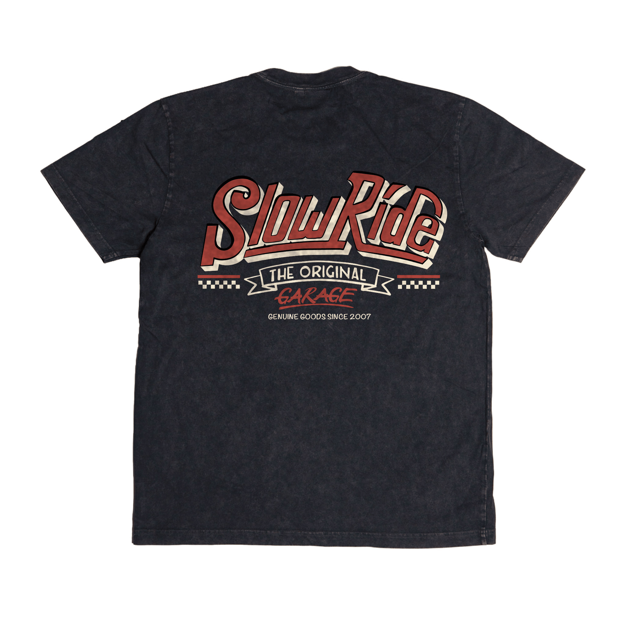 Pinstripe Tee - Slow Ride