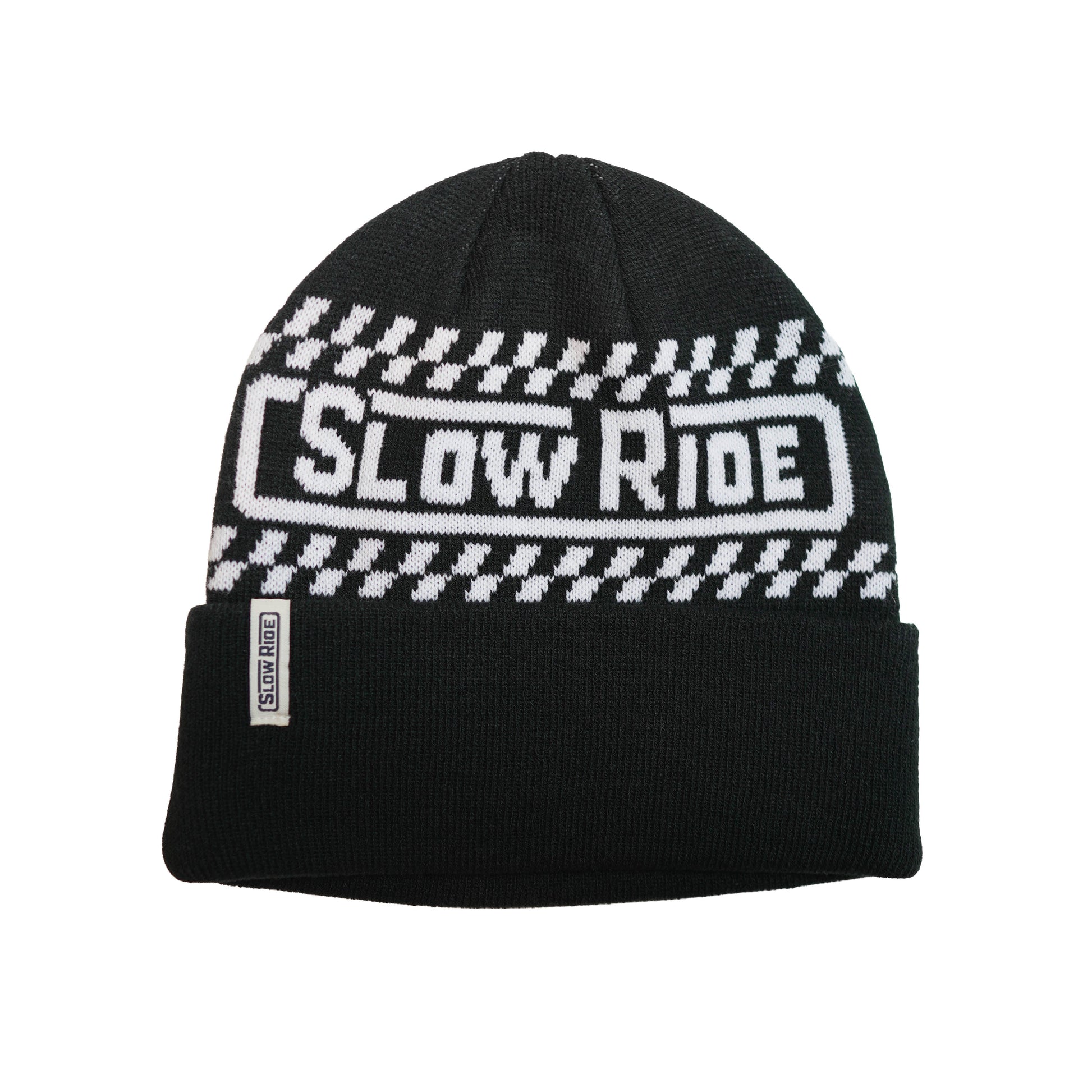 Pit Crew Beanie (Black) - Slow Ride