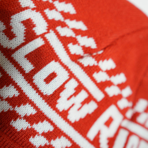 Pit Crew Beanie (Red) - Slow Ride