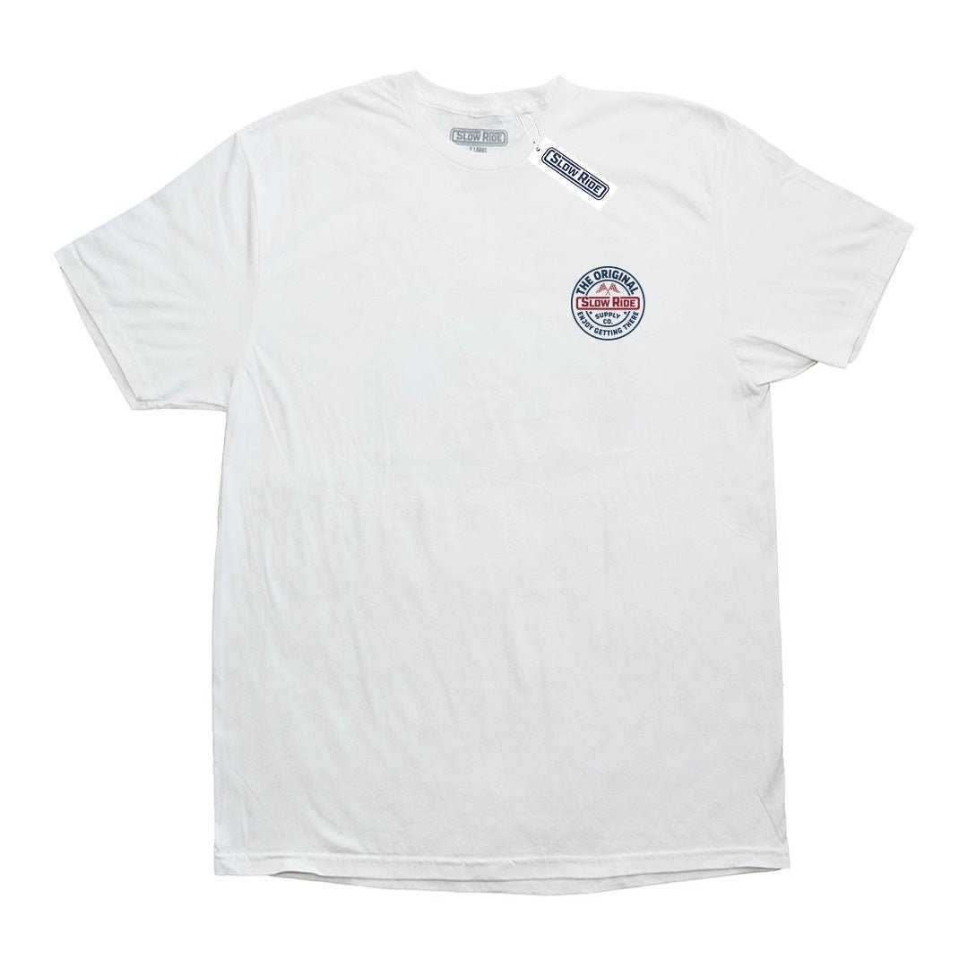 Punch Tee (White) - Slow Ride