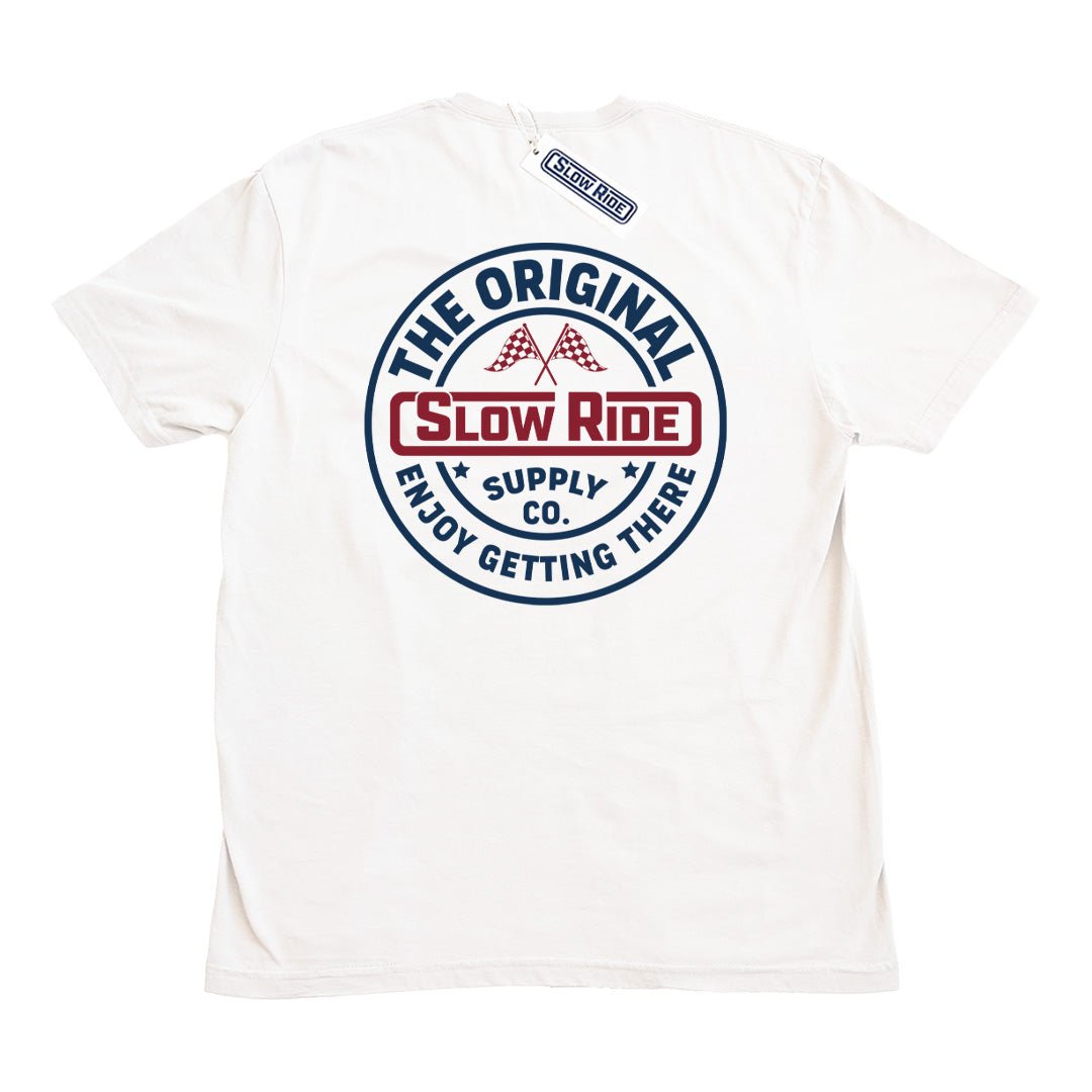 Punch Tee (White) - Slow Ride