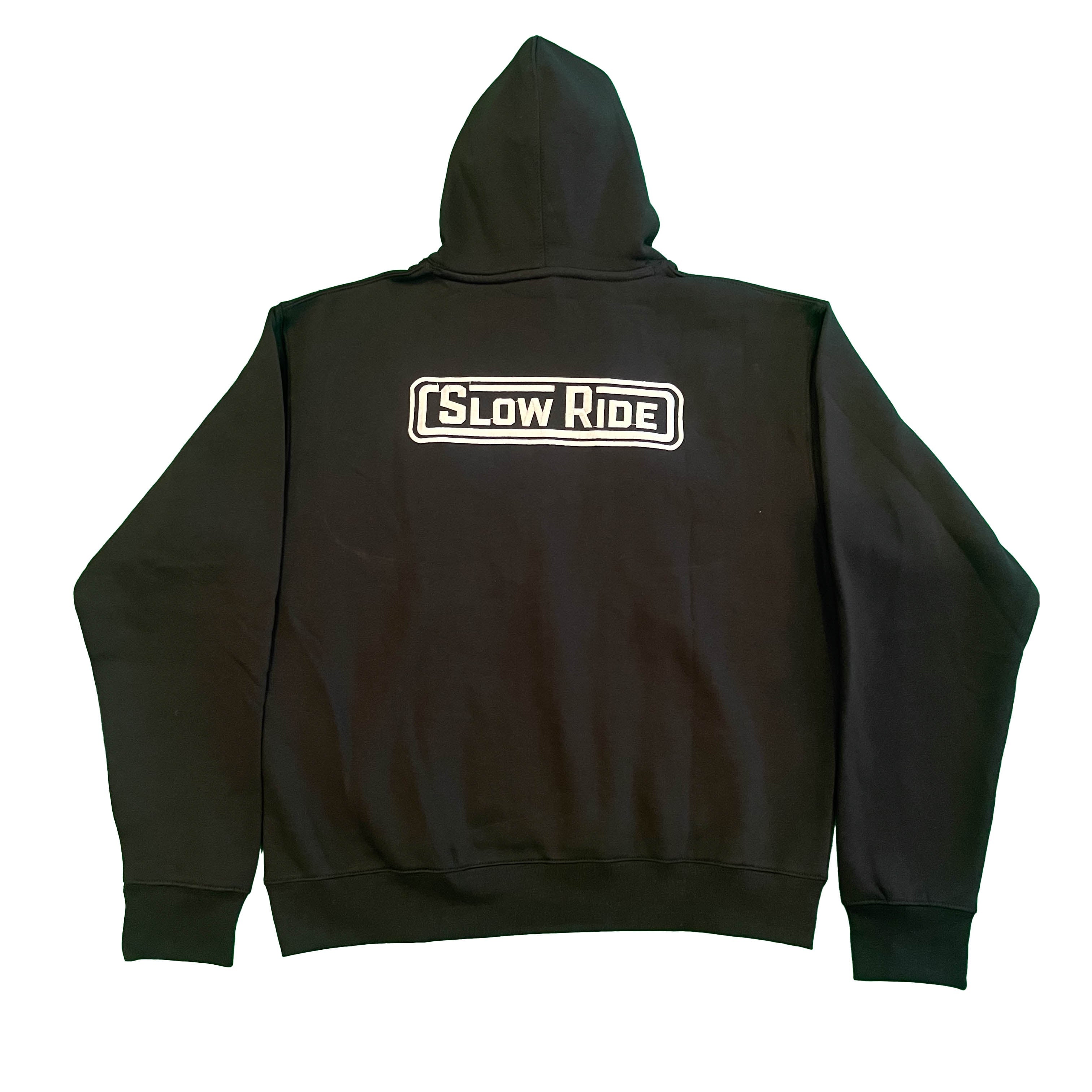 Radio Embroidered Hoodie - Slow Ride