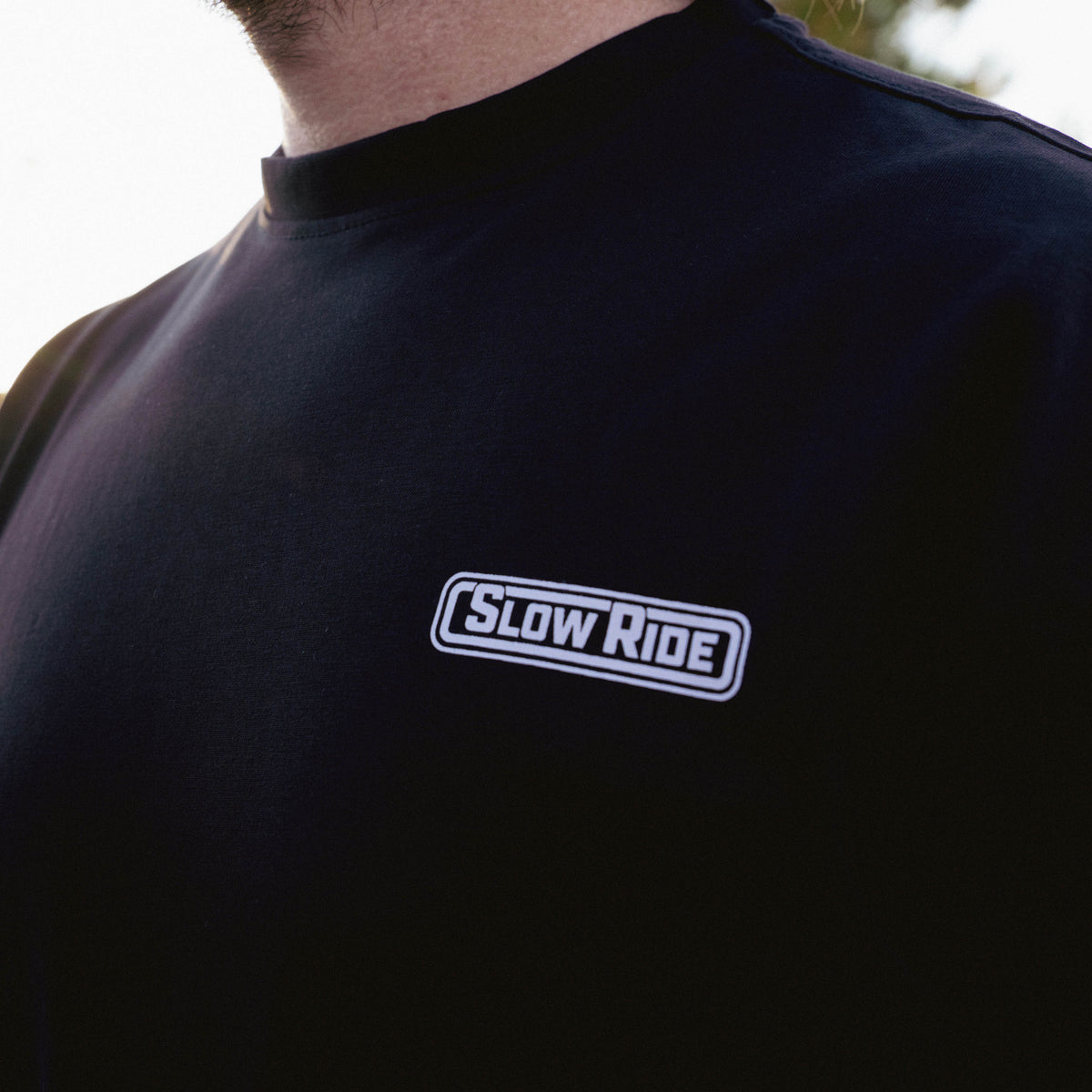 Radio Heavyweight Tee (Black) - Slow Ride
