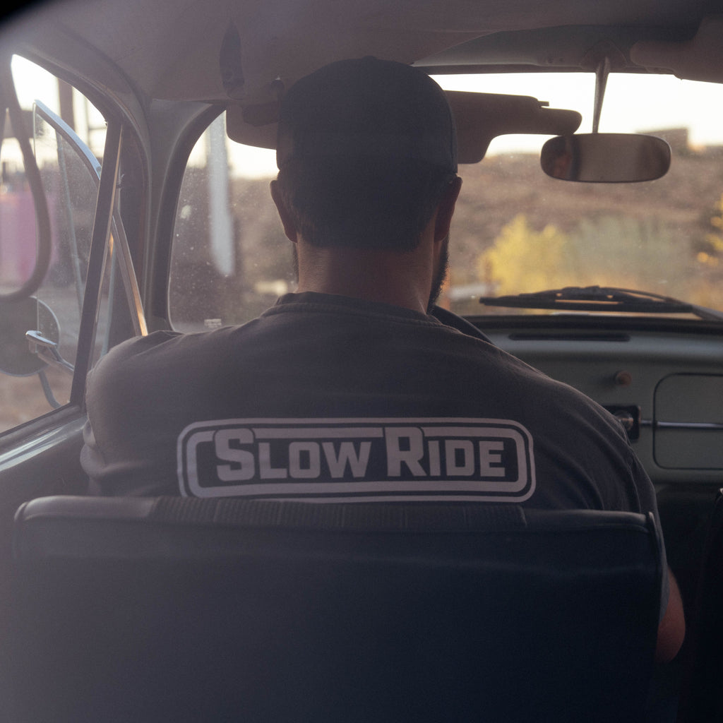 Radio Heavyweight Tee (Vintage Black) - Slow Ride