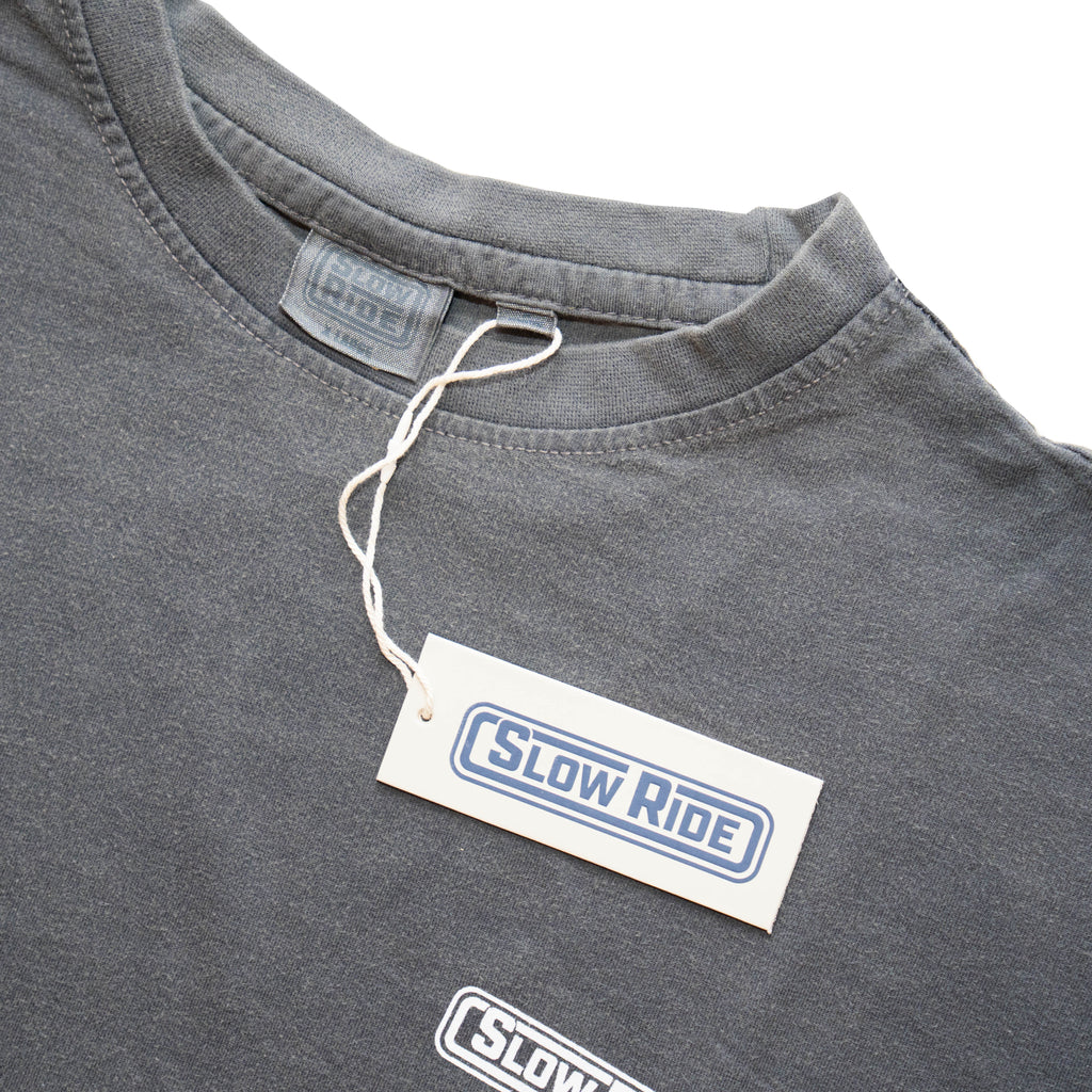 Radio Heavyweight Tee (Vintage Black) - Slow Ride